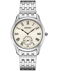 Seiko Men's Analog Essentials Stainless Steel Bracelet Watch 39mm