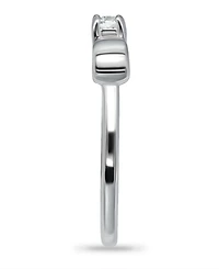 Giani Bernini Cubic Zirconia Bow Sterling Silver Toe Ring