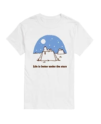 Men's Peanuts Better Under Stars T-shirt
