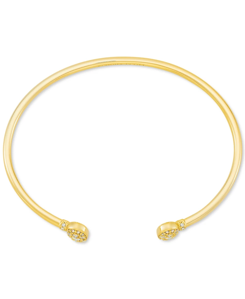 Kendra Scott Gold-Tone Crystal Grayson Cuff Bracelet