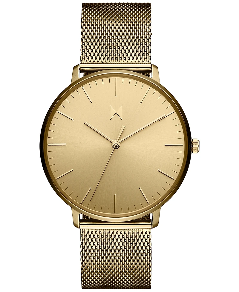 Mvmt Men's Legacy Slim Gold-Tone Mesh Bracelet Watch 42mm