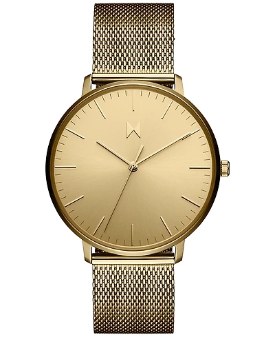 Mvmt Men's Legacy Slim Gold-Tone Mesh Bracelet Watch 42mm