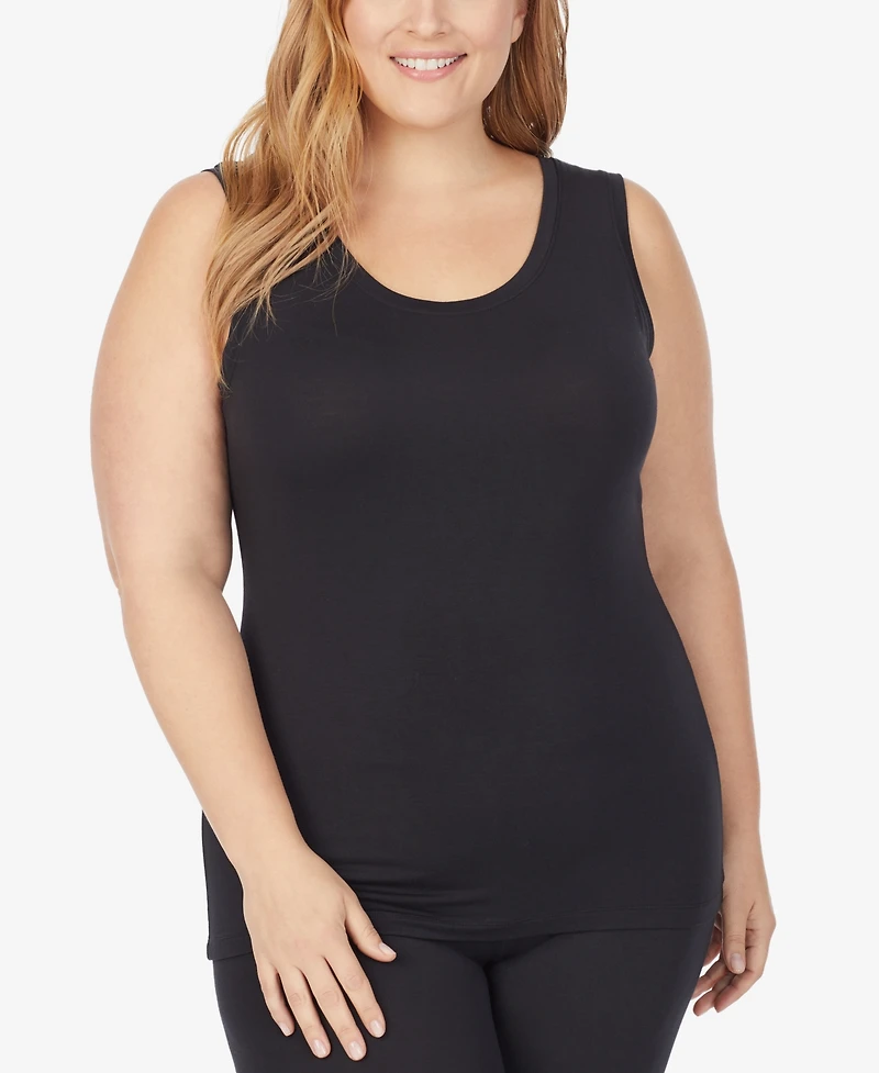 Cuddl Duds Plus Softwear with Stretch Reversible Tank Top