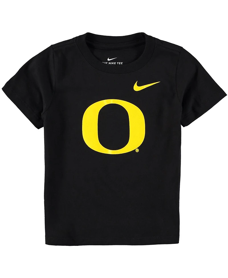Toddler Boys and Girls Nike Black Oregon Ducks Logo T-shirt