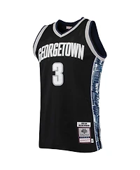 Men's Mitchell & Ness Allen Iverson Black Georgetown Hoyas 1995-96 Authentic Throwback Jersey