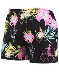 Men's Foco Black Arizona State Sun Devils Neon Floral Swim Trunks