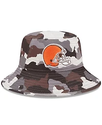 Men's New Era Camo Cleveland Browns 2022 Nfl Training Camp Official Bucket Hat