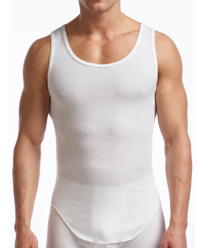 Stanfield's Men's Supreme Cotton Blend Tank Undershirts, Pack of 2