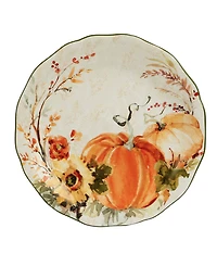 Harvest Morning Dinner Plates Set, 4 Pieces