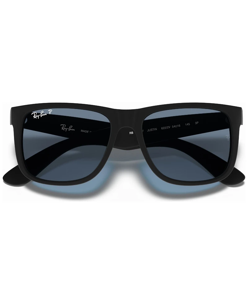 Ray-Ban Unisex Polarized Low Bridge Fit Sunglasses, Justin Classic