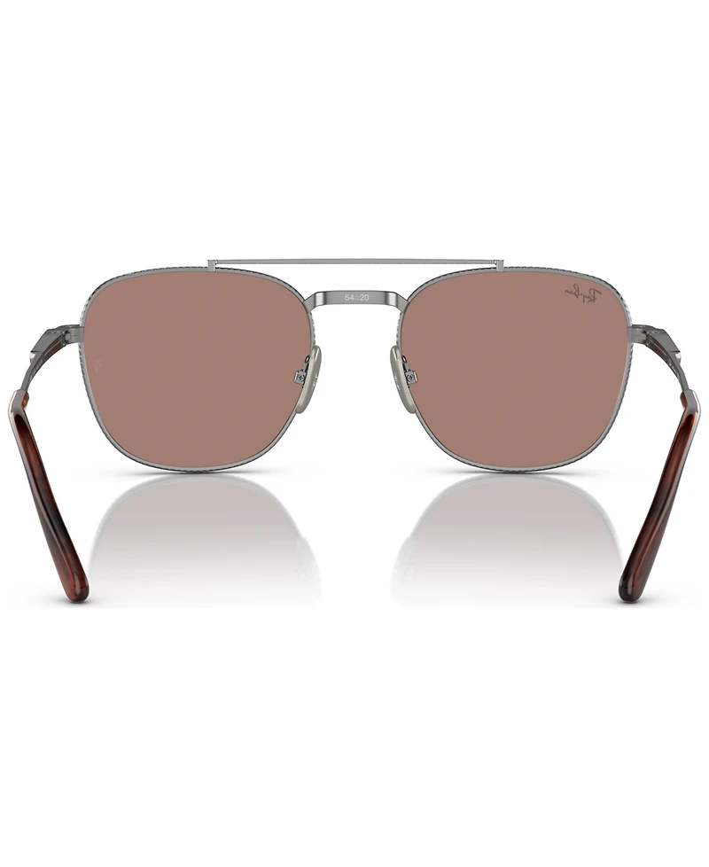 Ray-Ban Unisex Sunglasses, Frank Ii Titanium 51