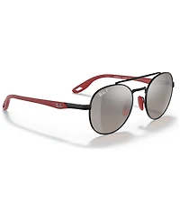Ray-Ban RB3696M Scuderia Ferrari Collection 51 Unisex Polarized Sunglasses