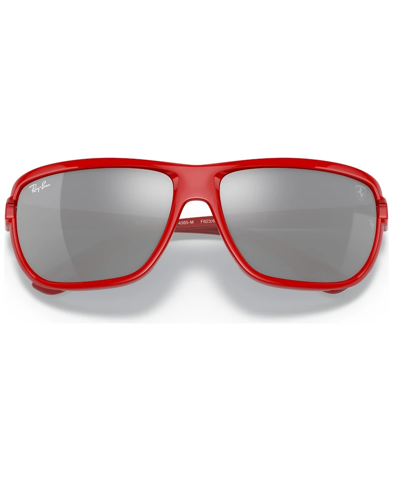 Ray-Ban RB4365M Scuderia Ferrari Collection 62 Unisex Sunglasses