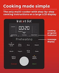 Instant Pot Duo Plus 6 Qt. Multi-Use Pressure Cooker with Whisper-Quiet Steam Release