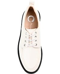Journee Collection Women's Zina Lace Up Lug Sole Oxfords