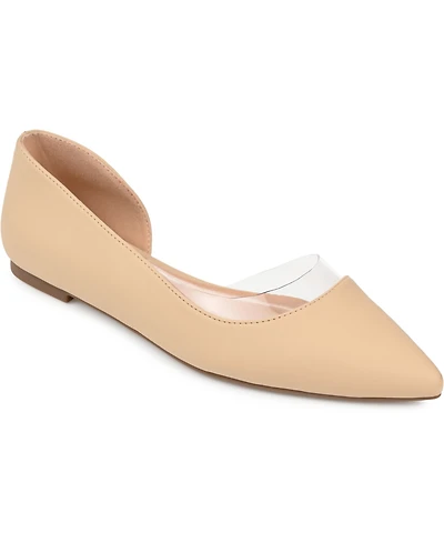Journee Collection Women's Mikki Vinyl Flat
