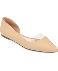 Journee Collection Women's Mikki Vinyl Flat