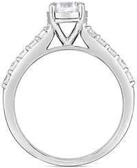 TruMiracle Diamond Solitaire Plus Engagement Ring (1 ct. t.w.) in 14k White Gold