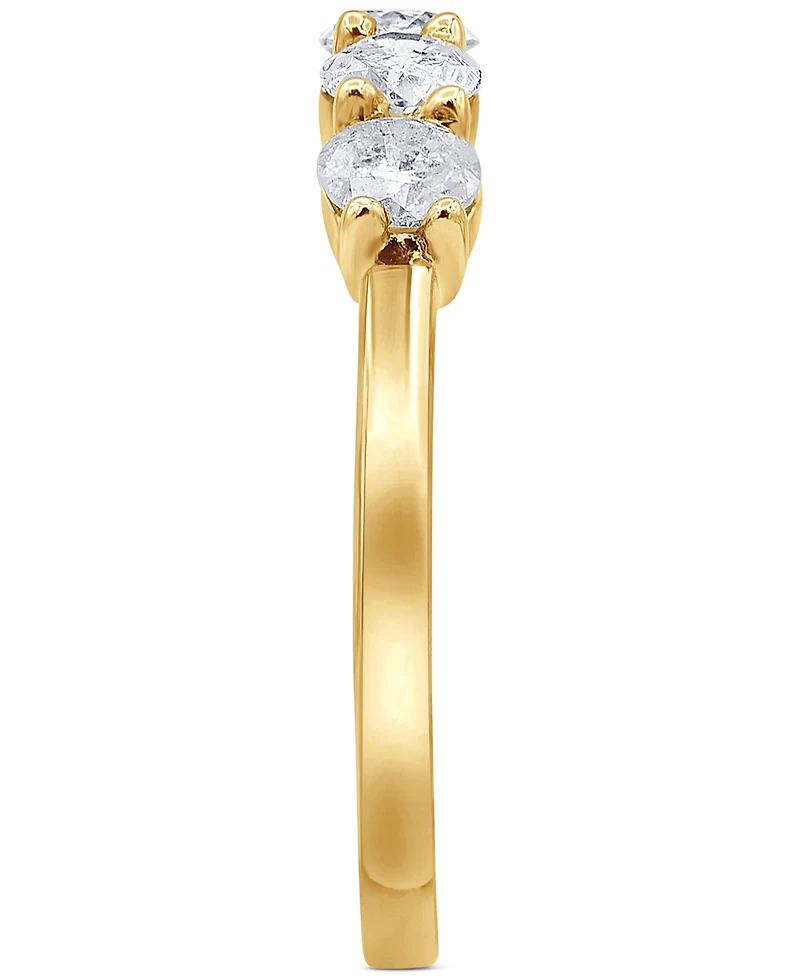 Diamond Five Stone Band (1 ct. t.w.) in 14k Gold