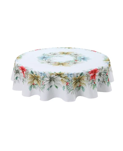 Laural Home Glad Tidings 70" Round Tablecloth