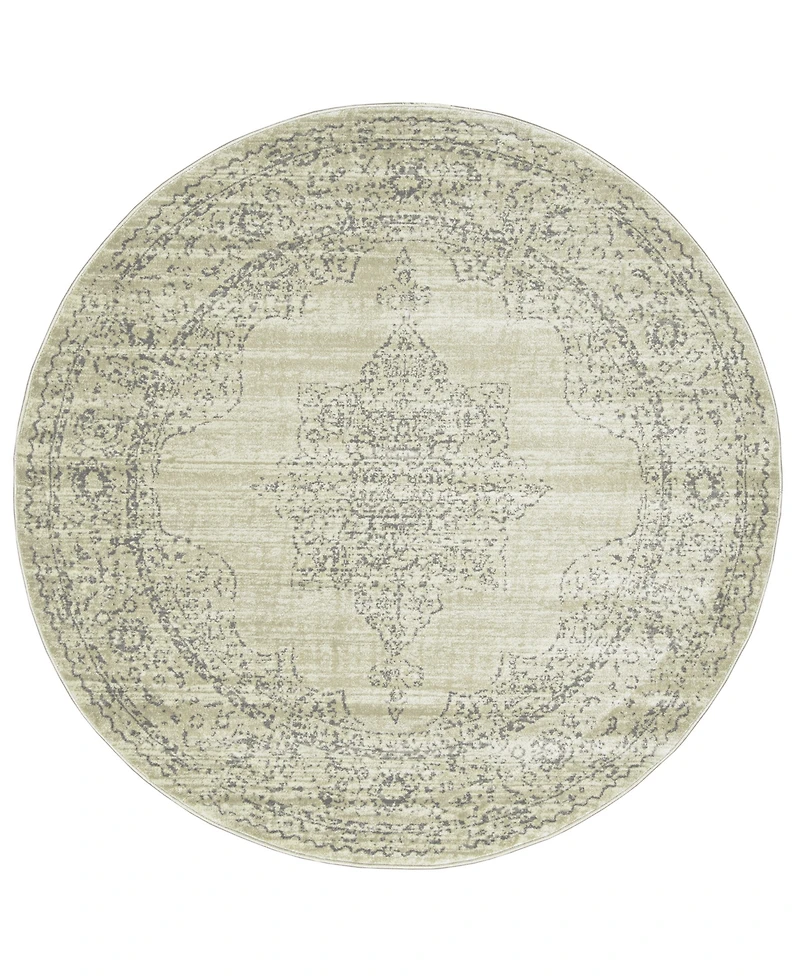 Closeout! Km Home Cantu 3563 5'3" x Round Area Rug