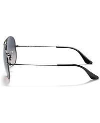 Ray-Ban Polarized Unisex Sunglasses, RB3025 Aviator Gradient