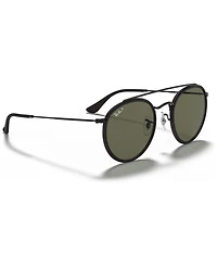 Ray-Ban Polarized Sunglasses , RB3647N Round Double Bridge