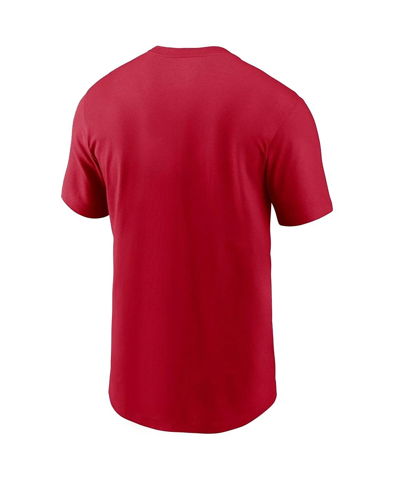 Men's Nike Red New England Patriots Primary Logo T-shirt