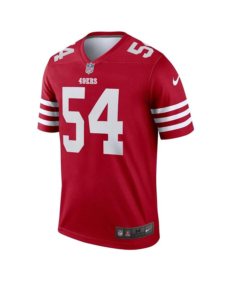 Men's Nike Fred Warner Scarlet San Francisco 49ers Legend Jersey