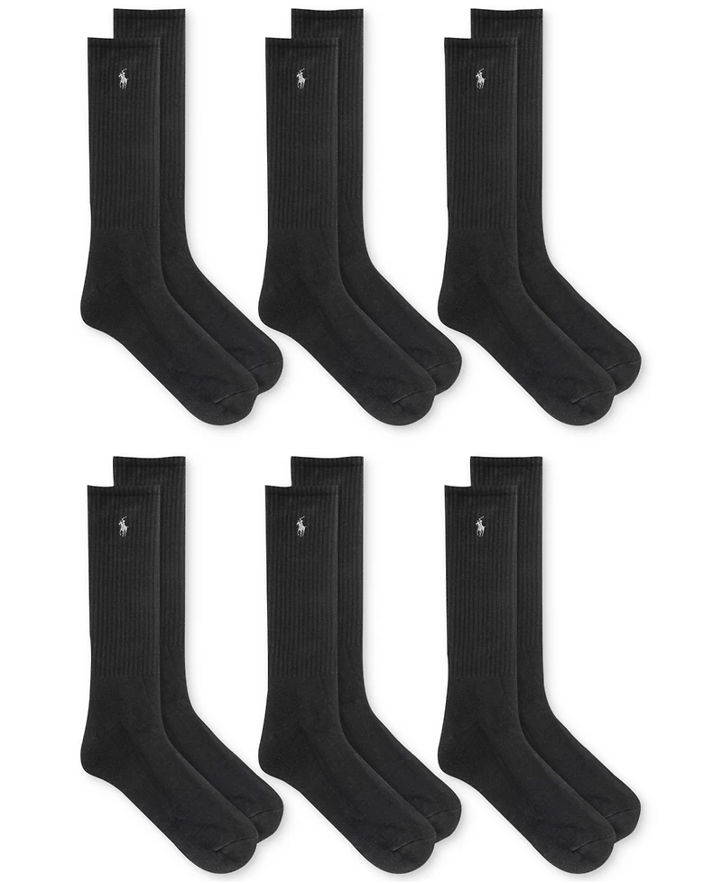 Polo Ralph Lauren Men's 6-Pk. Performance Sport Crew Socks