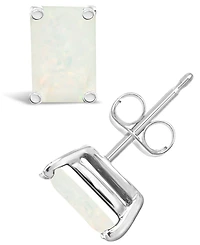 Opal (5/8 ct. t.w.) Stud Earrings 14K Yellow Gold or White