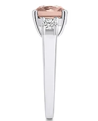 Macy's Morganite (2 ct. t.w.) and Diamond (1/3 Ring 14K Gold