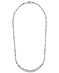 Wrapped In Love Diamond Graduated 17 22 Necklace Collection 1 Ct. T.W. In Sterling Silver Macys Exclusive