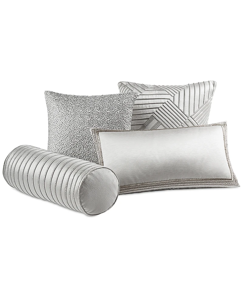 Last Act! Hotel Collection Glint Bolster Decorative Pillow, 8" x 20", Exclusively at Macy's