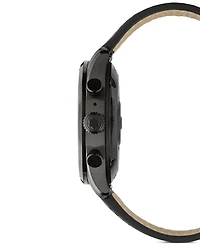 Montblanc Men's Summit 3 Black Leather Strap Smart Watch 42mm