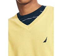 Nautica Men's Navtech Performance Classic-Fit Soft V-Neck Sweater