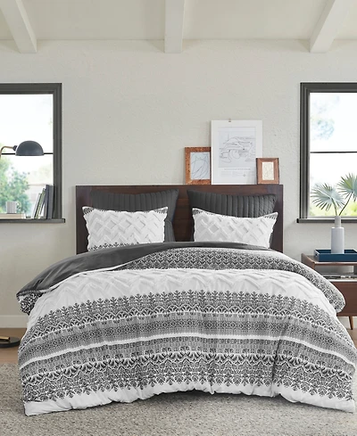 Ink+Ivy Mila Chenille 3-Pc. Comforter Set