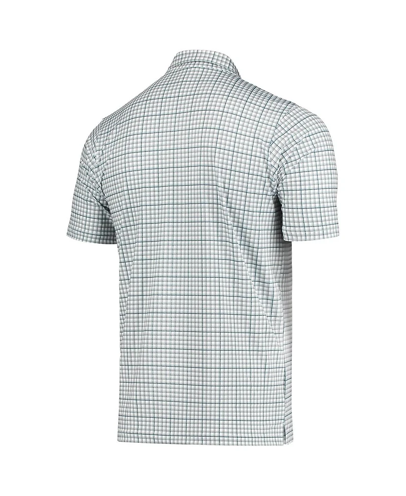 Men's Antigua Gray, Navy Seattle Seahawks Deliver Button-Down Polo Shirt