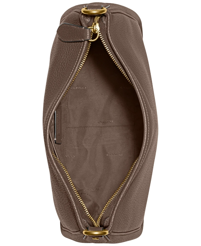 Cary Medium Soft Pebble Leather Shoulder Bag