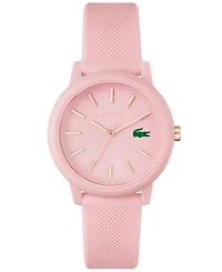 Lacoste Women's L.12.12 Pink Silicone Strap Watch 36mm