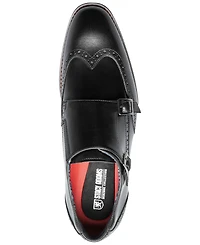 Stacy Adams Men's Karson Wingtip Double-Monk Strap Dress Shoe