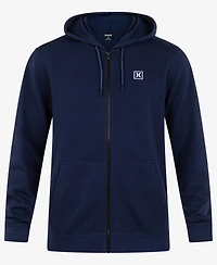Hurley Men's Icon Chest Logo Full Zip Hooded Sweatshirt
