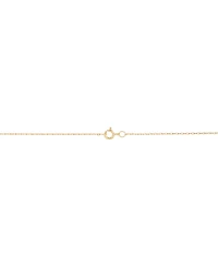 Lab-Grown Blue Sapphire (5/8 ct. t.w.) & Lab-Grown White Sapphire (1/3 ct. t.w.) Halo 18" Pendant Necklace in 14k Gold (Also in Citrine & Lab-Grown Op