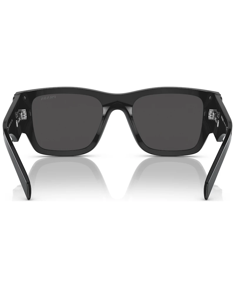 Prada Symbole Rectangular Men's Sunglasses