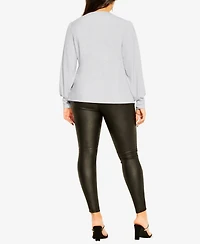 City Chic Plus Size Glowing Top