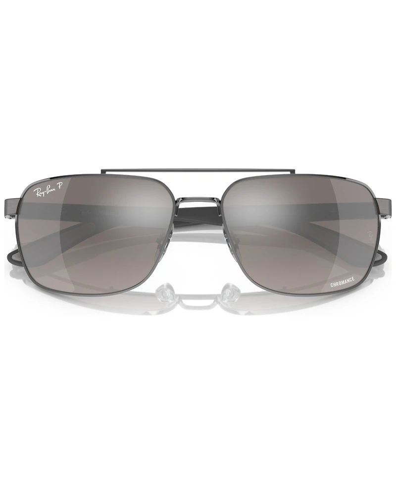 Ray-Ban Men's Polarized Sunglasses, RB370159-yzp