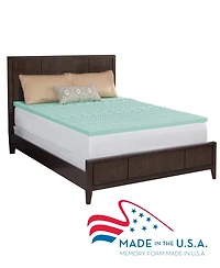 Dream Serenity 2" Memory Foam Mattress Topper, Twin