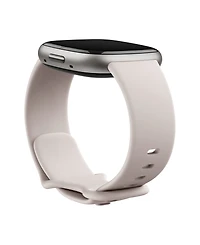 Fitbit Sense 2 Lunar White Platinum Smartwatch, 39mm