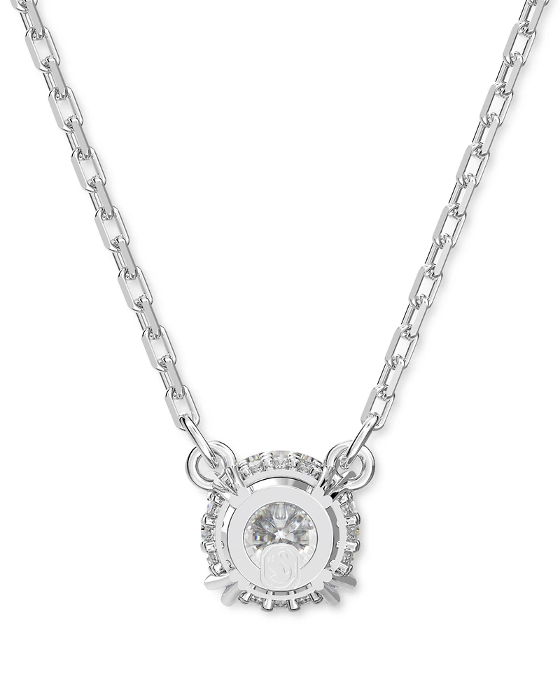 Swarovski Silver-Tone Constella Crystal Pendant Necklace, 14-7/8" + 2" extender