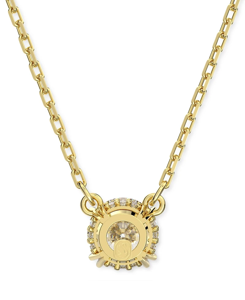 Swarovski Silver-Tone Constella Crystal Pendant Necklace, 14-7/8" + 2" extender